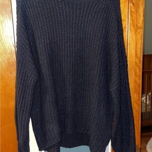 American Eagle Outfitters Black Knit Top